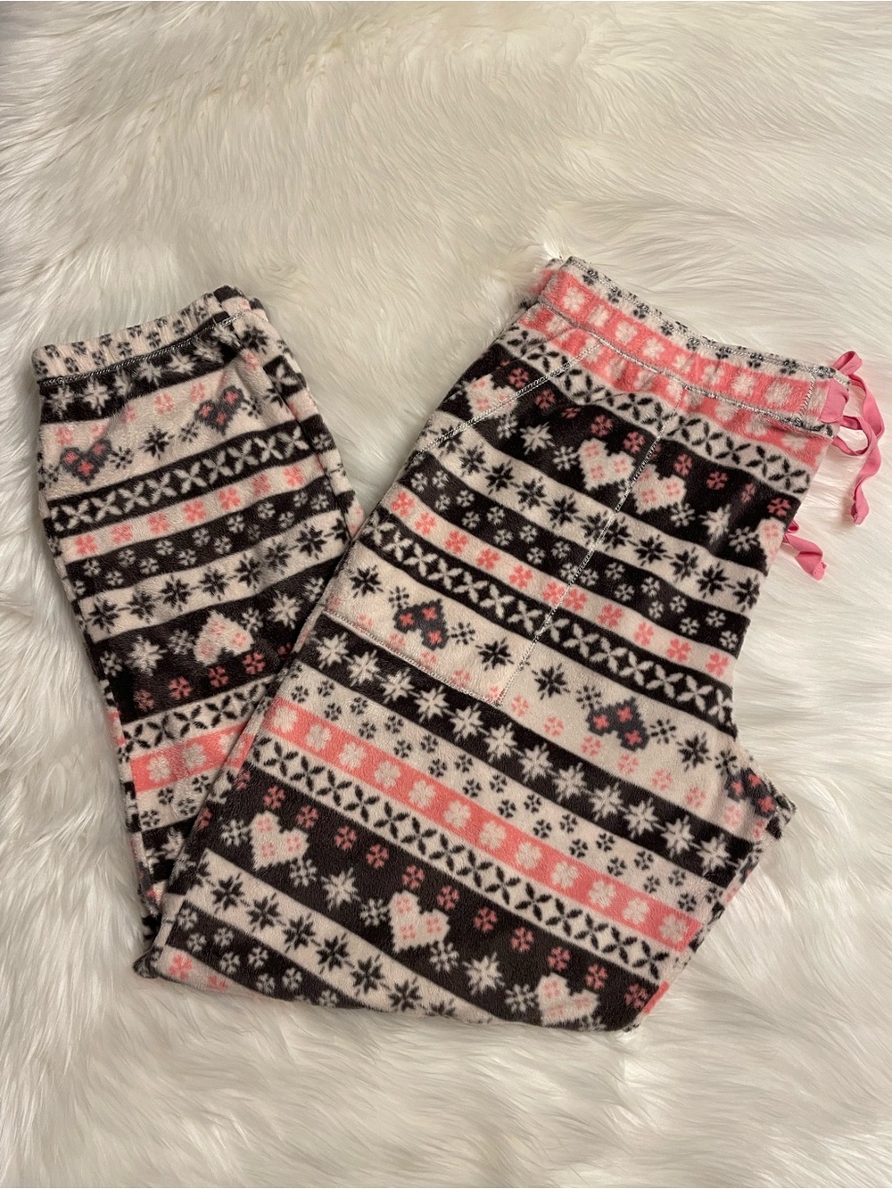 Kensie, PJ’s, Lounge Pants, Pockets, Winter, Soft, Fleece, Stretch, XL